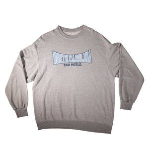 North Carolina Tar Heels Gray/Blue Sweatshirt, Men's Size XL